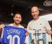 Lionel Messi și Zinedine Zidane