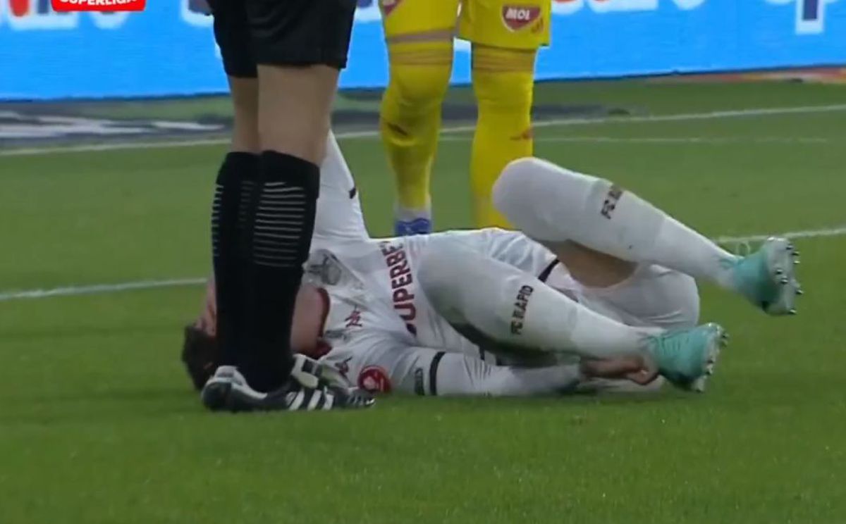 Două faze controversate în Sepsi - Rapid » Giuleștenii au cerut penalty de două ori în 5 minute