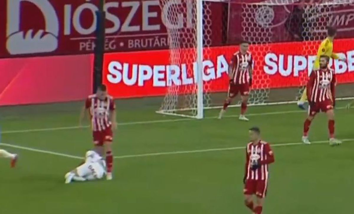 Două faze controversate în Sepsi - Rapid » Giuleștenii au cerut penalty de două ori în 5 minute