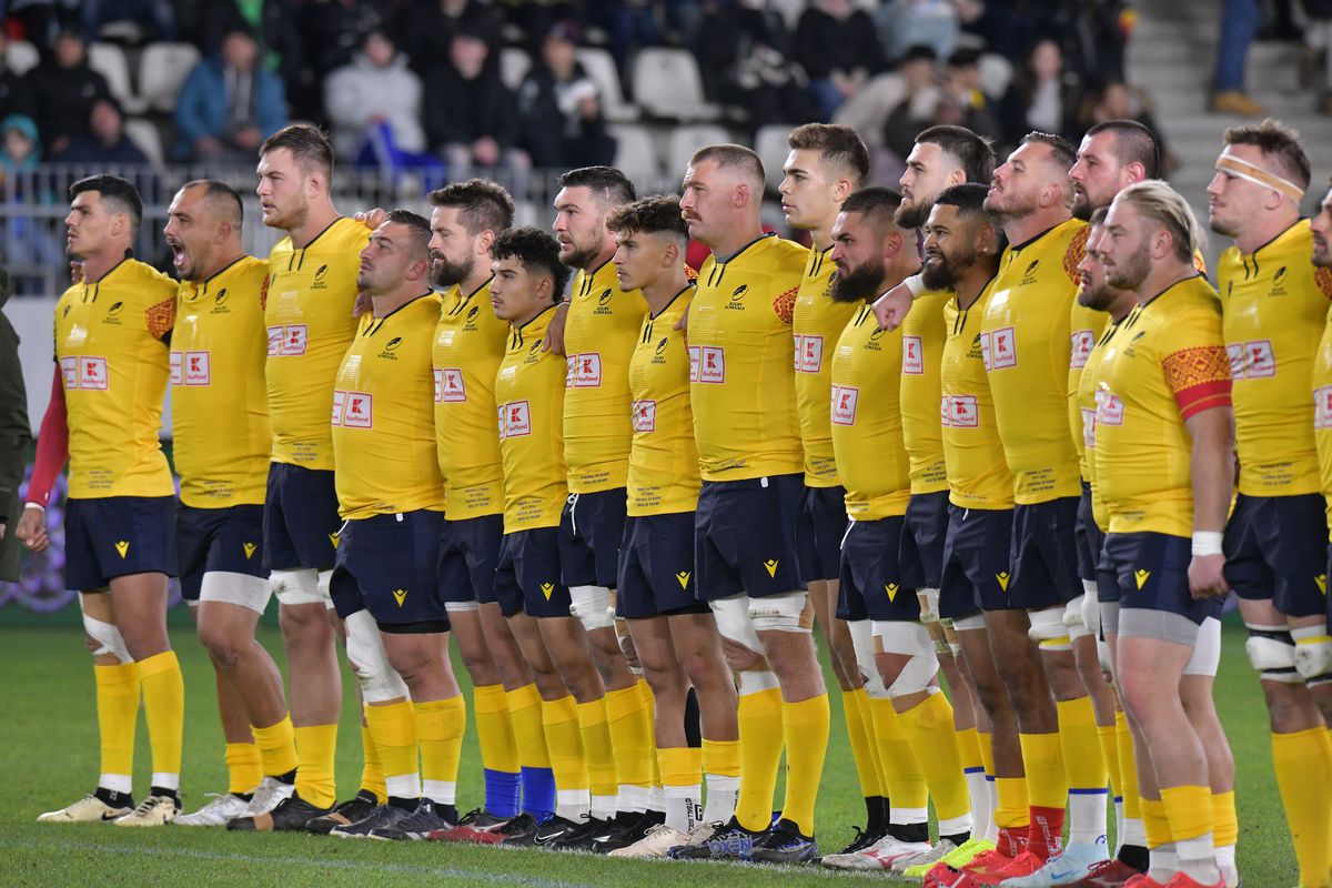 Fotoreporterul GSP a surprins imaginea serii după România – Tonga: tatuaj spectaculos, cu un urs, pentru un rugbyst român