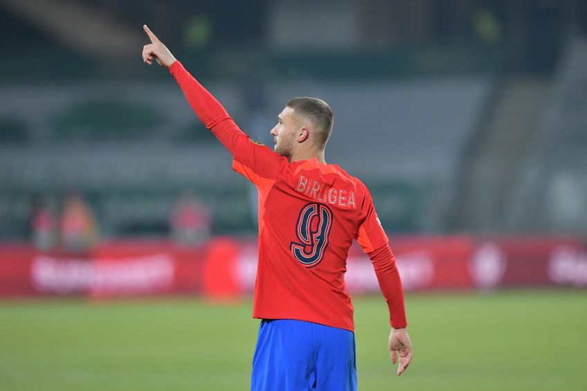 Daniel Bîrligea, în U Cluj - FCSB/ FOTO: Cristi Preda (GSP)