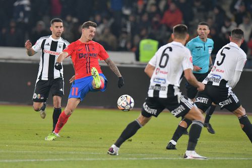 David Miculescu, în U Cluj - FCSB/ FOTO: Cristi Preda (GSP)