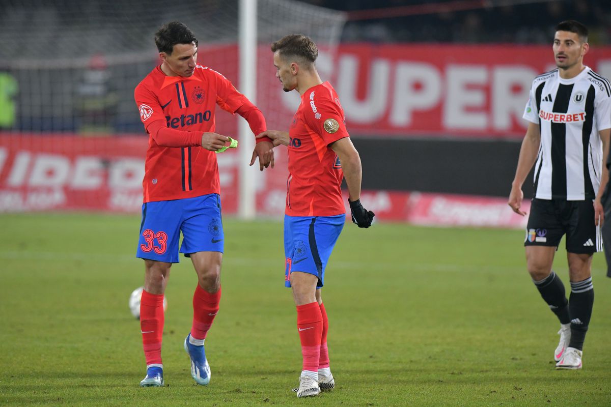 U Cluj - FCSB, imagini după finalul meciului