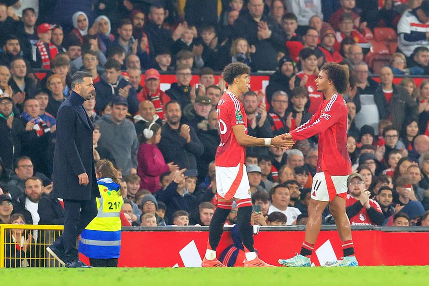 Joshua Zirkzee a înscris un singur gol la Manchester United // foto: Imago Images