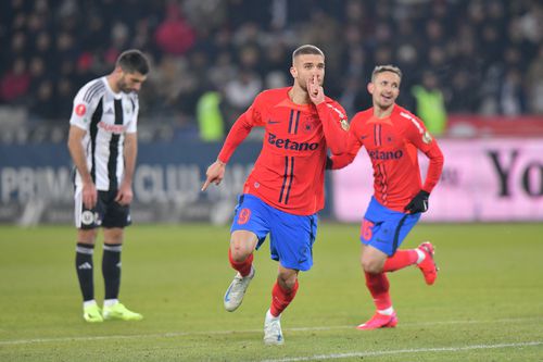 Daniel Bîrligea, în U Cluj - FCSB/ FOTO: Cristi Preda (GSP)