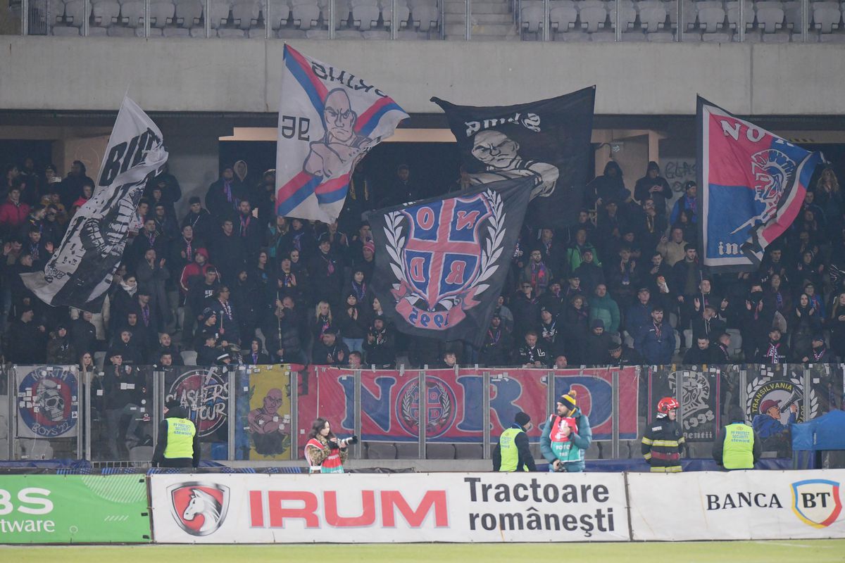 U Cluj - FCSB, detalii de atmosferă