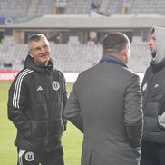 U Cluj - FCSB, încălzire și inspecția gazonului/ foto Cristi Pred (GSP)