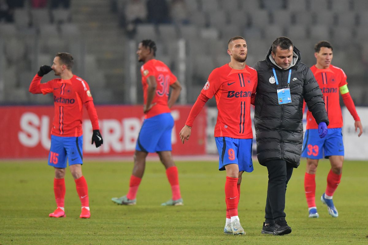 U Cluj - FCSB, imagini după finalul meciului