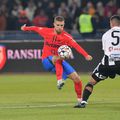 Daniel Bîrligea a reușit o „dublă” în U Cluj - FCSB 1-2 / foto: Cristi Preda (GSP)