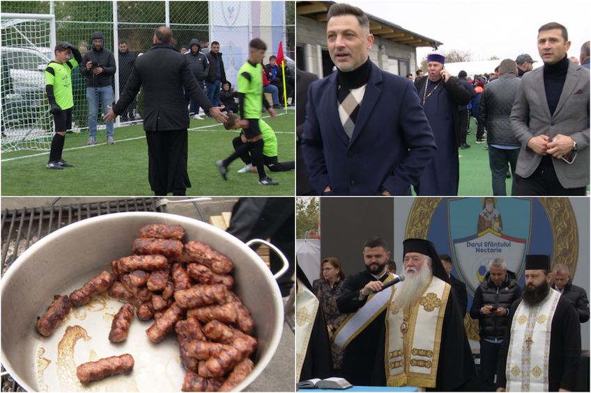 Antrenori în sutană, 2500 mici, mămăligă amestecată cu bormașina și Liturghie pe terenul sintetic, cu Mirel Rădoi, Claudiu Răducanu sau Adi Ilie drept martori » GSP a asistat la un turneu între echipele de fotbal a opt parohii din județul Teleorman