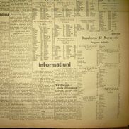 Ce scria Gazeta Sporturilor după seismul din 10 noiembrie 1940 / Sursă foto: Arhivă