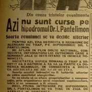 Ce scria Gazeta Sporturilor după seismul din 10 noiembrie 1940 / Sursă foto: Arhivă