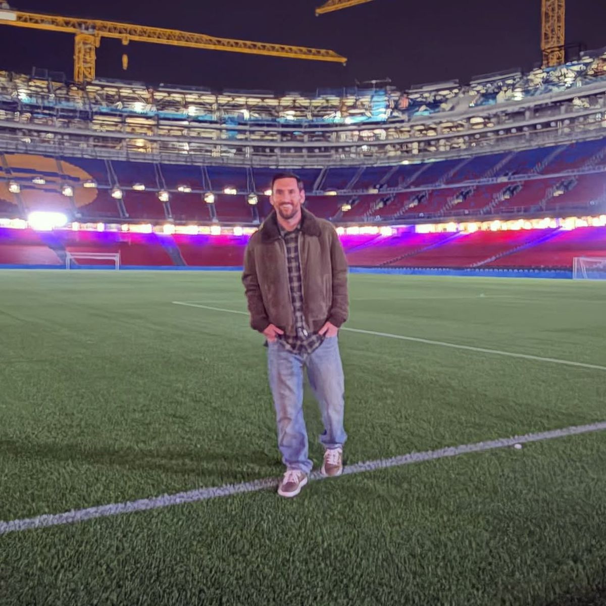 Lionel Messi a revenit pe Camp Nou