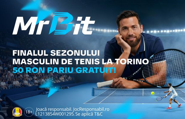 Finala ATP 2025 de la Torino și 50 RON pariu gratuit la MrBit!