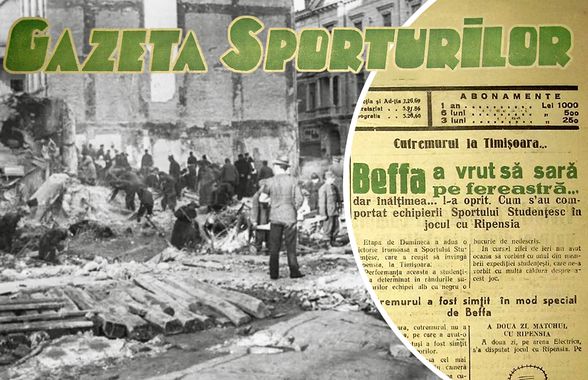 De frică, o vedetă a Diviziei A a vrut să sară pe geam! Tribuna hipodromului Băneasa, distrusă » 85 de ani de la cutremurul de 7,4 din 1940, primul mare seism din România contemporană. Sportul, afectat din plin