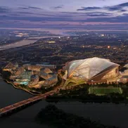 Noul stadion al echipei de fotbal american Washington Commanders / foto: The Sun