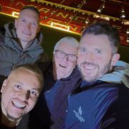 Foștii jucători ai lui Manchester United la evenimentul Stadium Sleep Out / foto: X @MU_Foundation