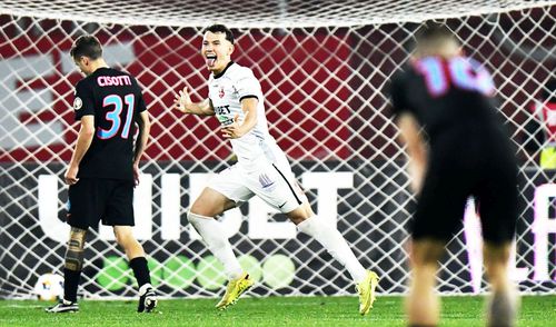 Luca Stancu, după golul cu FCSB, foto: Cristi Preda / GSP