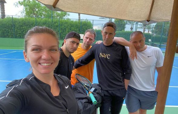 Simona Halep și Darren Cahill, schimb de replici după antrenamentul anulat din Dubai: „De ce zâmbești?”