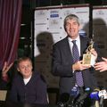 Gino Iorgulescu (dreapta), alături de Paolo Rossi (centru) și Ilie Balaci