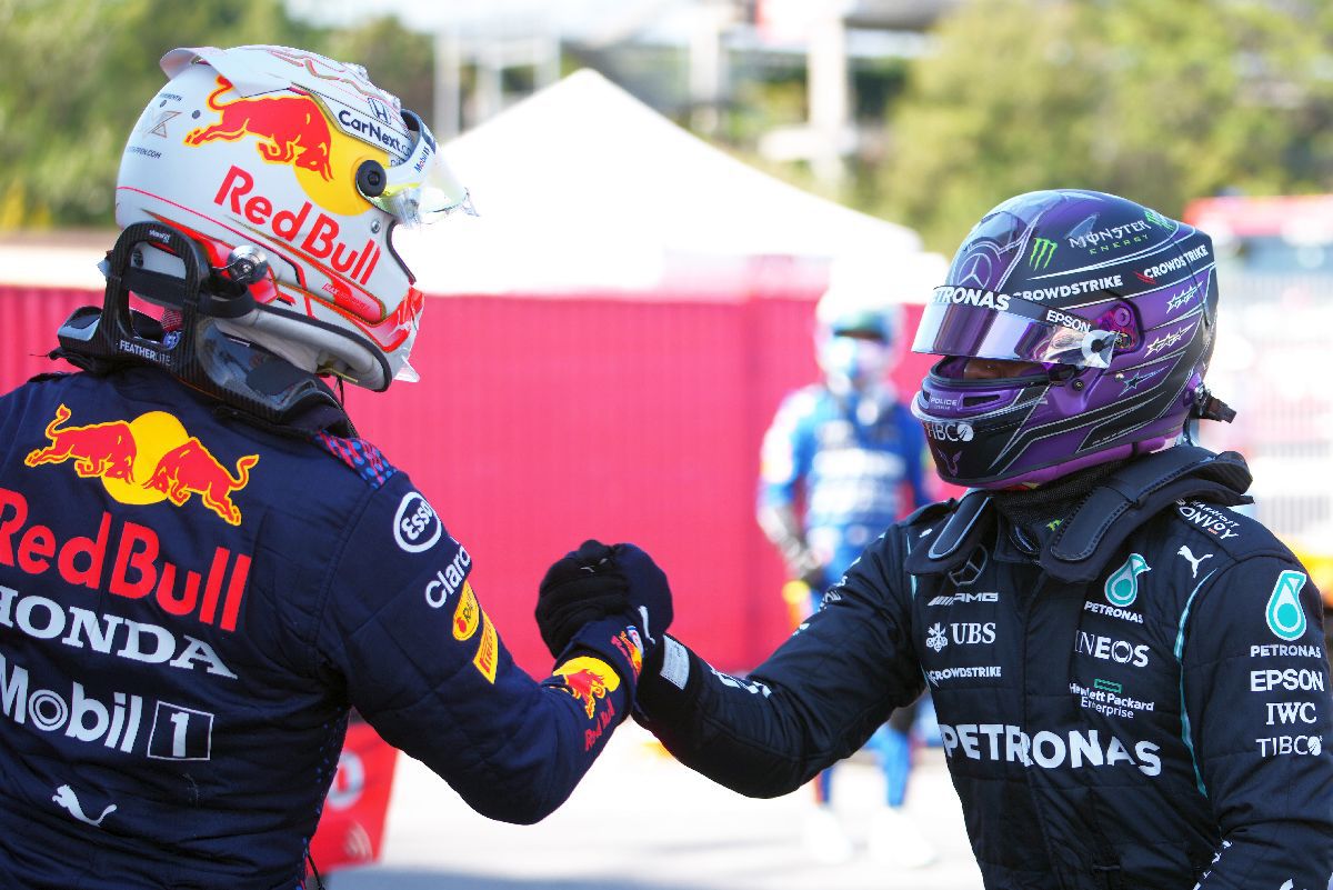 Bătălia Lewis Hamilton - Max Verstappen din 2021, în imagini