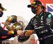 Lewis Hamilton și Max Verstappen își dispută titlul la Abu Dhabi / Sursă foto: Guliver/Getty Images