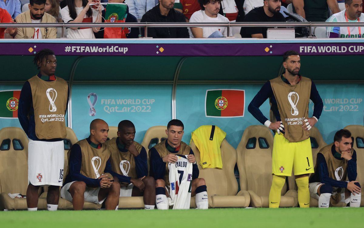 Cristiano Ronaldo, deznădejdea întruchipată! Imagini din startul „sfertului” Maroc - Portugalia