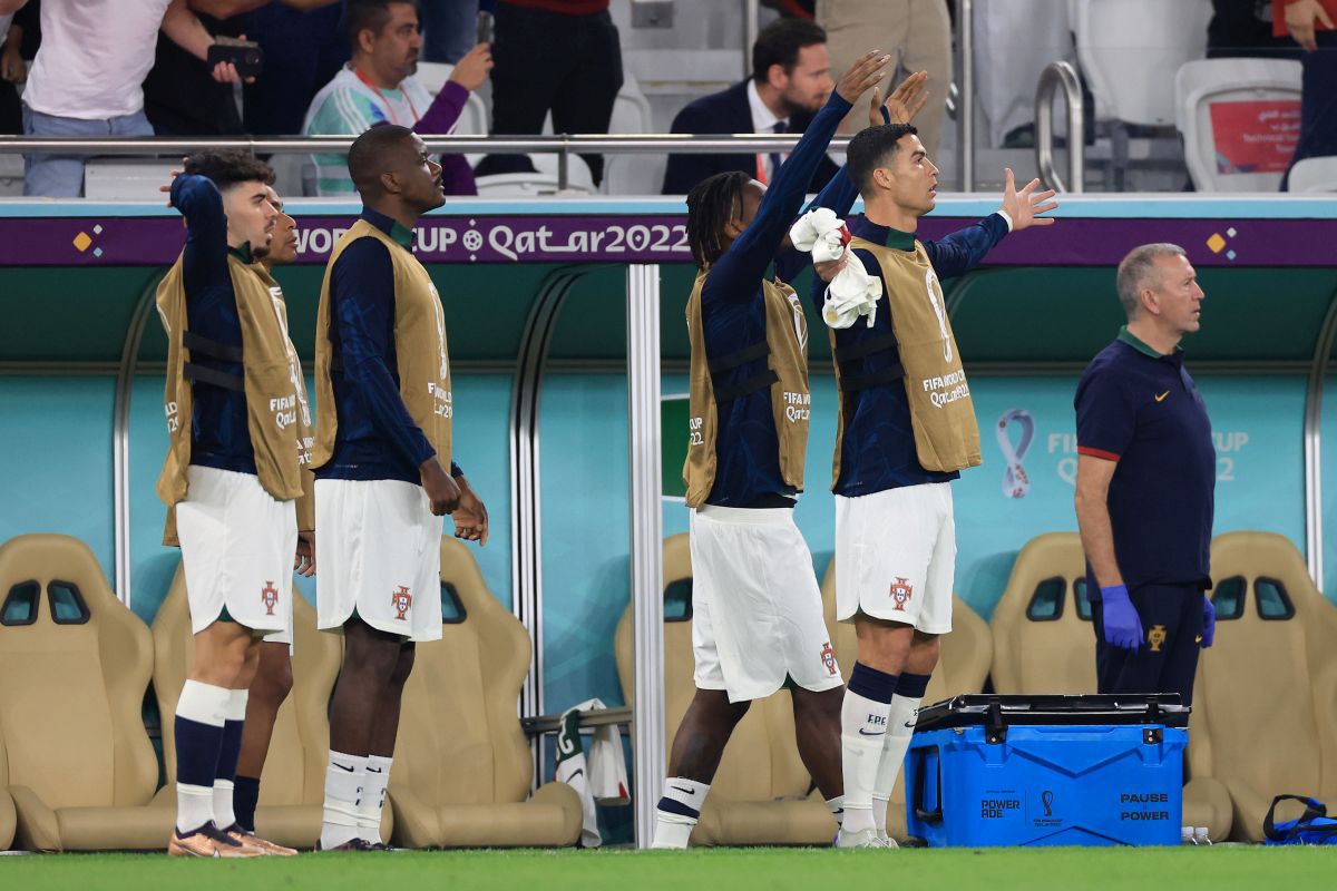 Cristiano Ronaldo, deznădejdea întruchipată! Imagini din startul „sfertului” Maroc - Portugalia