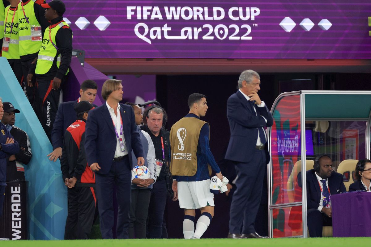 Așa arată deznădejdea! Cum a fost surprins Cristiano Ronaldo în startul „sfertului” Maroc - Portugalia