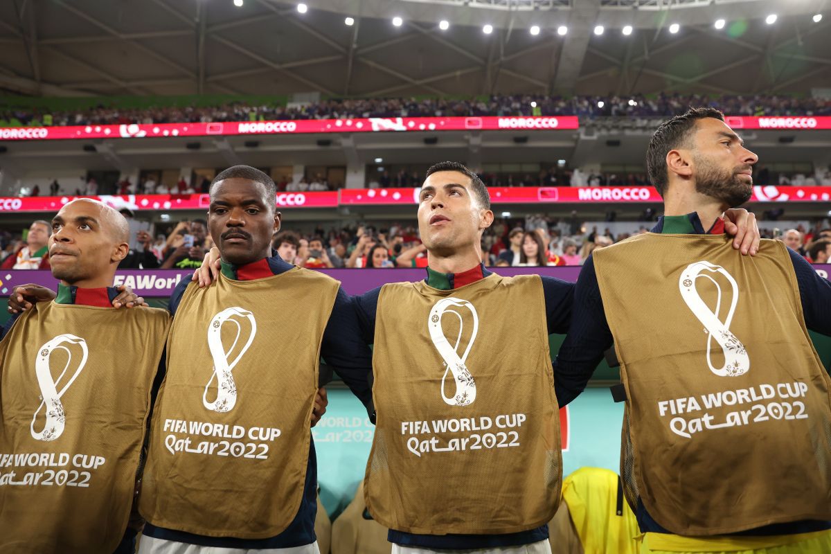 Așa arată deznădejdea! Cum a fost surprins Cristiano Ronaldo în startul „sfertului” Maroc - Portugalia