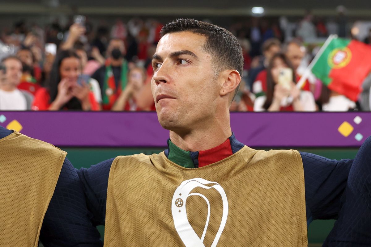 Cristiano Ronaldo, deznădejdea întruchipată! Imagini din startul „sfertului” Maroc - Portugalia