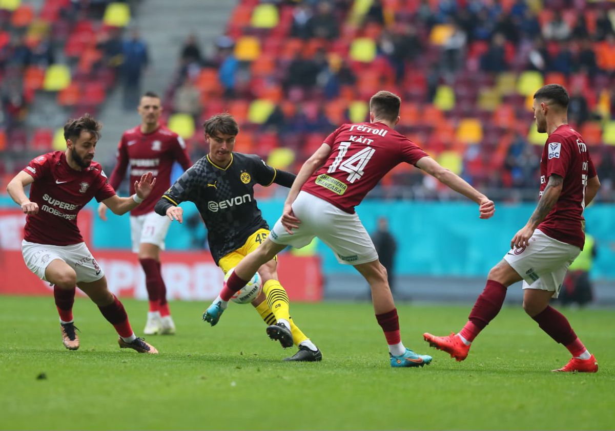 Învinsă de Borussia Dortmund, Rapid cedează și în fața Fiorentinei » Cum s-a încheiat superturneul de pe Arena Națională