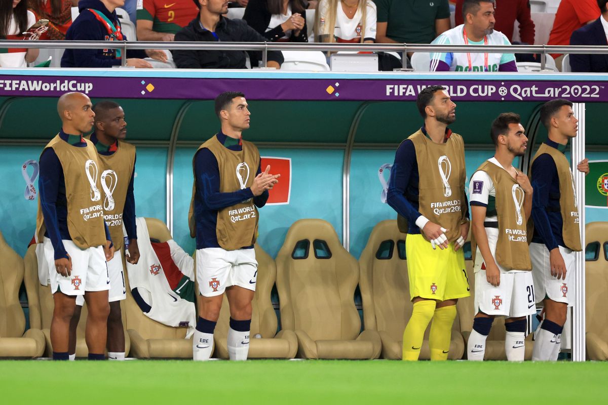 Așa arată deznădejdea! Cum a fost surprins Cristiano Ronaldo în startul „sfertului” Maroc - Portugalia