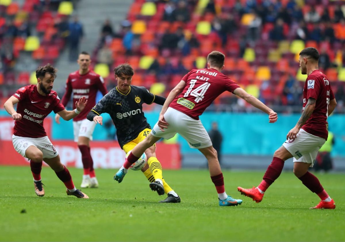 Învinsă de Borussia Dortmund, Rapid cedează și în fața Fiorentinei » Cum s-a încheiat superturneul de pe Arena Națională