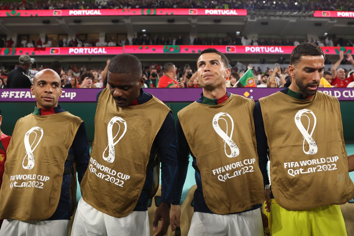 Cristiano Ronaldo, deznădejdea întruchipată! Imagini din startul „sfertului” Maroc - Portugalia