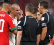Pepe a fost un „vulcan” de nervi la finalul meciului cu Maroc / Sursă foto: Guliver/Getty Images