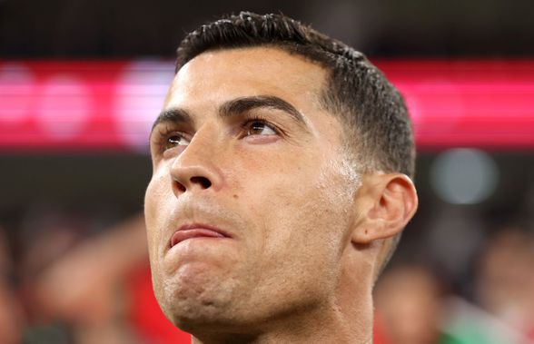 Așa arată deznădejdea! Cum a fost surprins Cristiano Ronaldo în startul „sfertului” Maroc - Portugalia