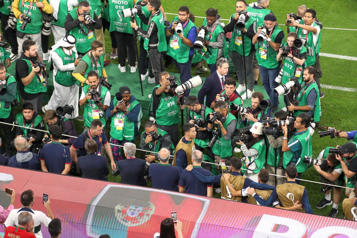 Așa arată deznădejdea! Cum a fost surprins Cristiano Ronaldo în startul „sfertului” Maroc - Portugalia