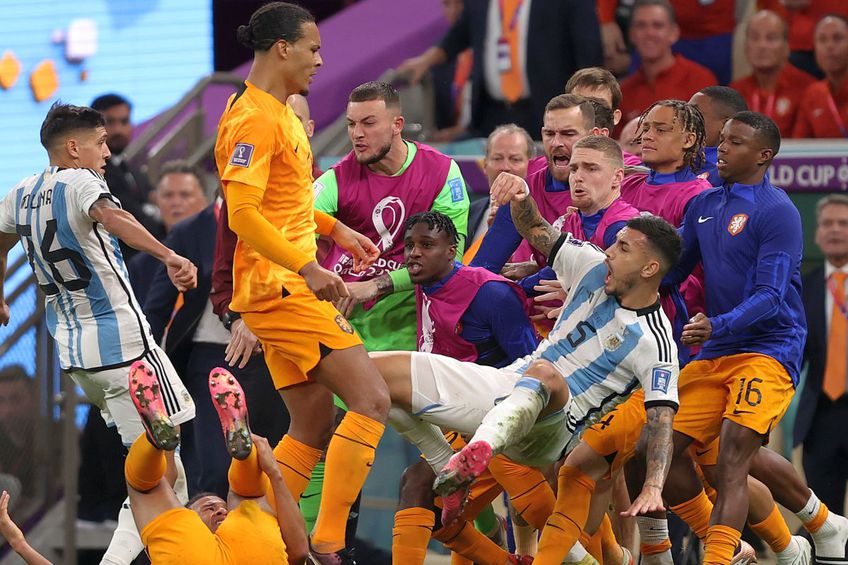 Finalul din Argentina - Țările de Jos a fost marcat de tensiuni / Sursă foto: Guliver/Getty Images