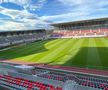 Imagini dronă stadion Sibiu: cum arată noua arenă din parcul „Sub Arini” foto: GSP