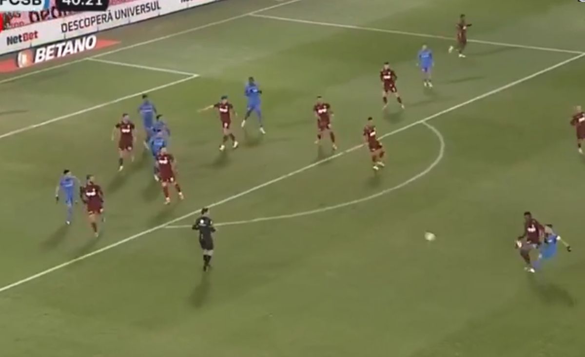 Darius Olaru, accidentat în CFR Cluj - FCSB