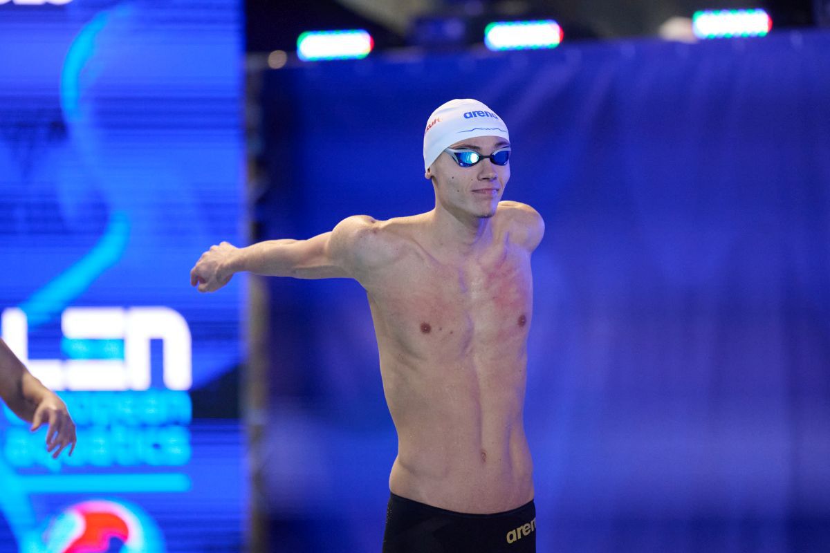 David Popovici, medalie de bronz în proba de 100 m liber la Campionatele Europene în bazin scurt » Robert Badea, locul 5 la 400 m mixt