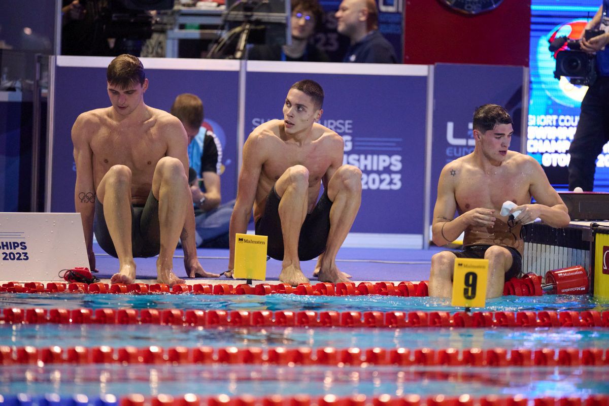 David Popovici, medalie de bronz în proba de 100 m liber la Campionatele Europene în bazin scurt » Robert Badea, locul 5 la 400 m mixt