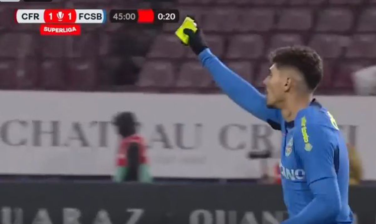 Darius Olaru, accidentat în CFR Cluj - FCSB