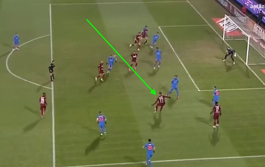 FOTO: Captură TV @Orange Sport 1 CFR Cluj și FCSB, remiză cu scandal în Gruia » Decizia lui Colțescu aruncă Superliga în aer! Clasamentul actualizat