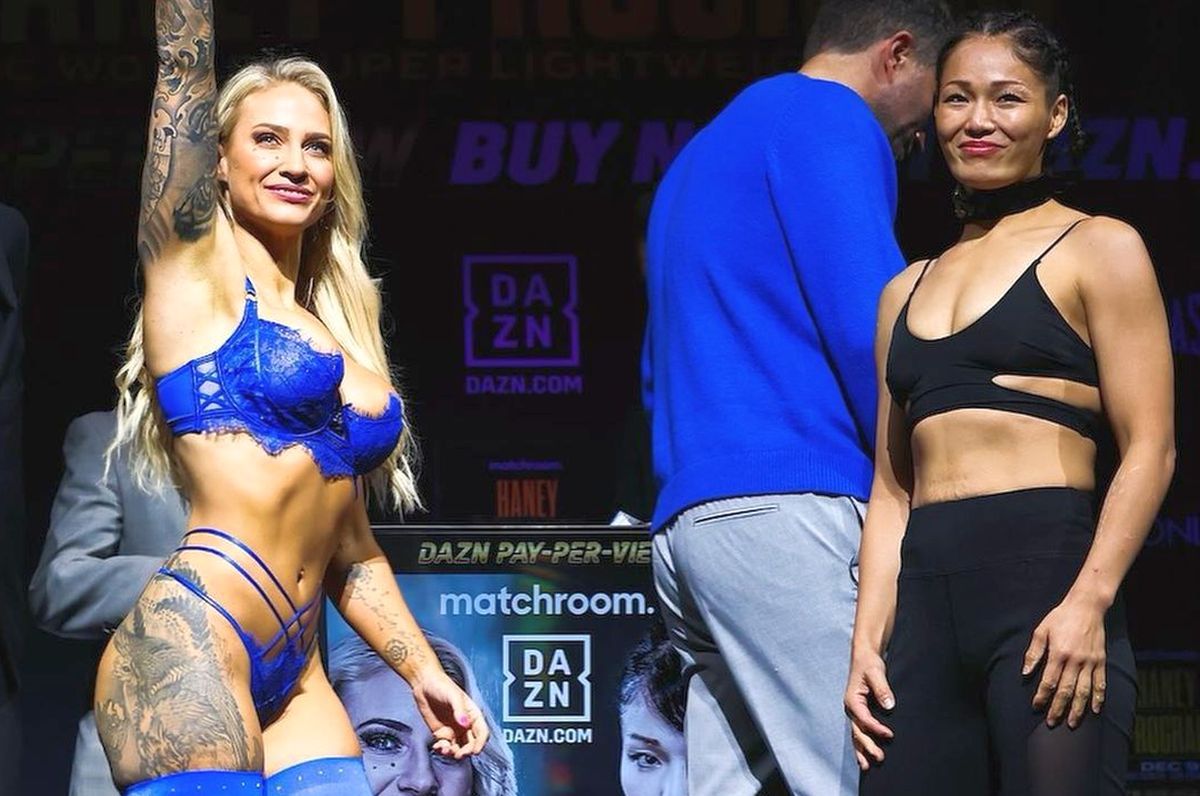 Protejata lui McGregor a pozat provocator la proba cântarului » Ce a urmat în ring a șocat