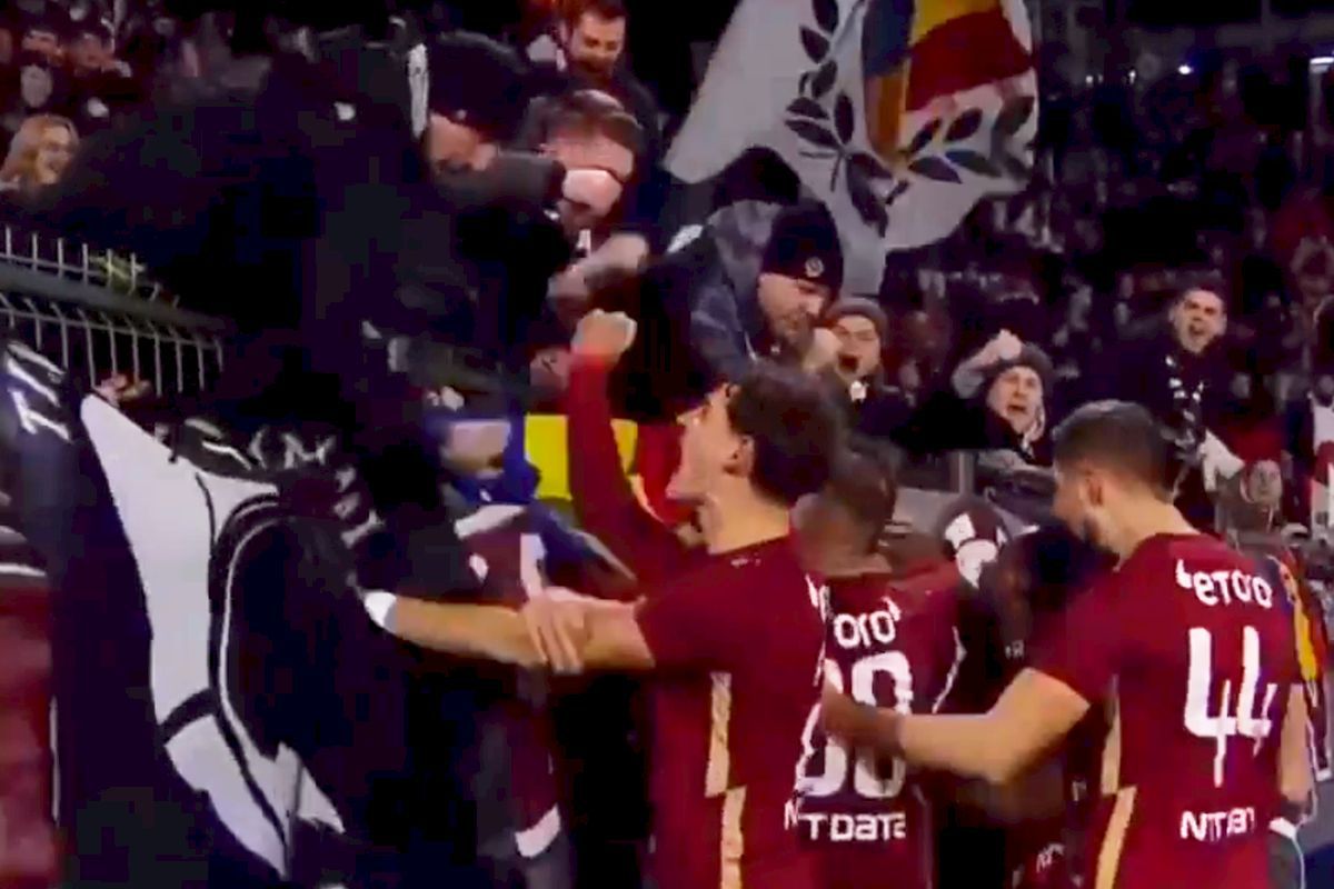 FCSB, ironizată de suporterii lui CFR Cluj » Ce s-a întâmplat înainte de startul partidei