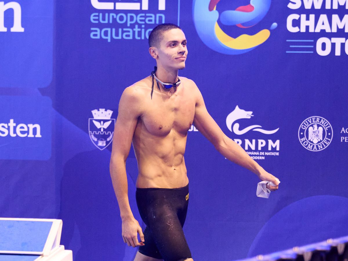 David Popovici, medalie de bronz în proba de 100 m liber la Campionatele Europene în bazin scurt » Robert Badea, locul 5 la 400 m mixt