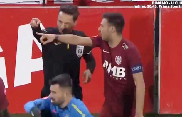 „Ieși în p*** mea!” » Coman a cedat nervos după decizia controversată a lui Colțescu: arbitrul i-a anulat supergolul și a salvat-o pe CFR!