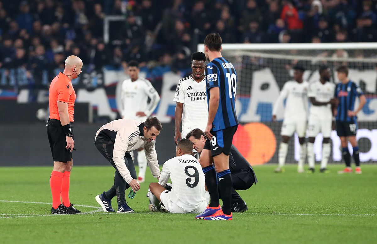 Kylian Mbappe s-a accidentat în Atalanta - Real Madrid